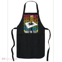 Testing Day Motivational School Teacher Rock The Test Day Apron thumb 0