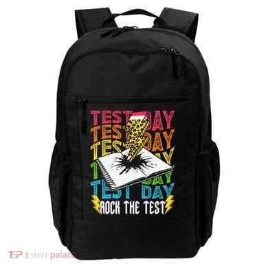 Testing Day Motivational School Teacher Rock The Test Day Backpack