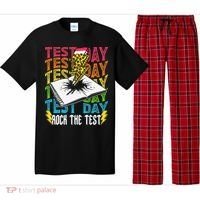 Testing Day Motivational School Teacher Rock The Test Day Pajama Set thumb 0