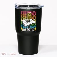 Testing Day Motivational School Teacher Rock The Test Day Tumbler thumb 0