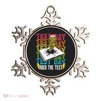 Testing Day Motivational School Teacher Rock The Test Day Ornament thumb 0