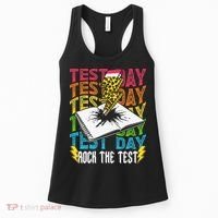 Testing Day Motivational School Teacher Rock The Test Day Women's Tank Top thumb 0