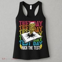 Testing Day Motivational School Teacher Rock The Test Day Women's Tank Top thumb 3