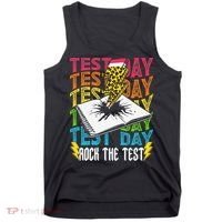 Testing Day Motivational School Teacher Rock The Test Day Tank Top thumb 0