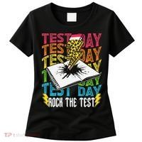 Testing Day Motivational School Teacher Rock The Test Day Women's T-Shirt thumb 0
