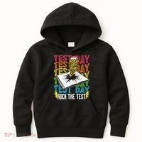 Testing Day Motivational School Teacher Rock The Test Day Kids Hoodie thumb 0