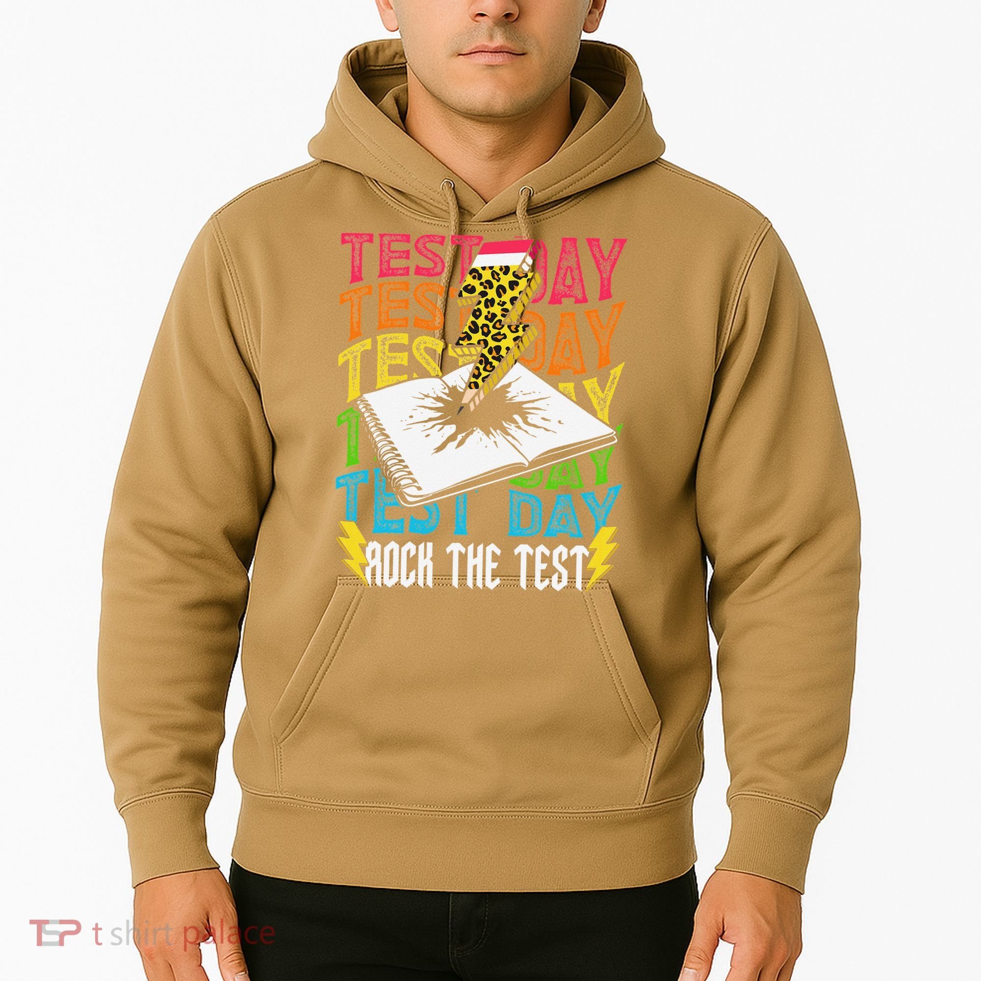 Testing Day Motivational School Teacher Rock The Test Day Hoodie