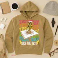 Testing Day Motivational School Teacher Rock The Test Day Hoodie thumb 3