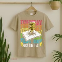 Testing Day Motivational School Teacher Rock The Test Day T-Shirt thumb 2