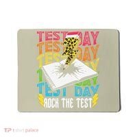 Testing Day Motivational School Teacher Rock The Test Day Mousepad thumb 0