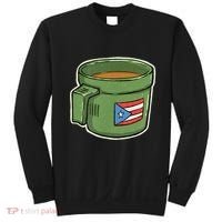 Tacita De Mantequilla Cafe Puerto Rico Bandera Boricua Sweatshirt thumb 0