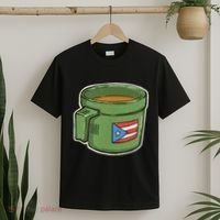 Tacita De Mantequilla Cafe Puerto Rico Bandera Boricua T-Shirt thumb 2