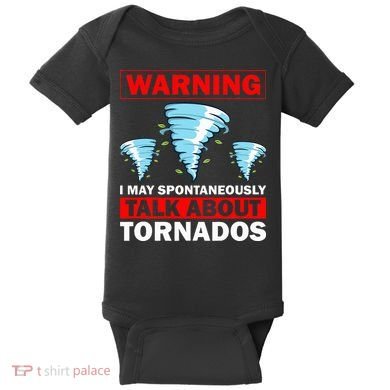 Tornado Designs Meteorology Storm Lovers Baby Bodysuit