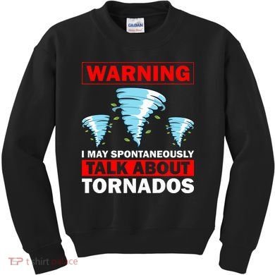 Tornado Designs Meteorology Storm Lovers Kids Sweatshirt