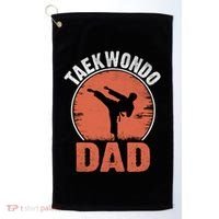 Taekwondo Dad Martial Artist Martial Arts Tkd Gift Golf Towel thumb 0