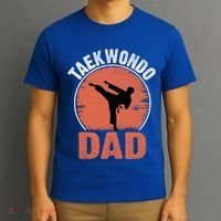 Taekwondo Dad Martial Artist Martial Arts Tkd Gift T-Shirt thumb 3