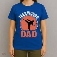 Taekwondo Dad Martial Artist Martial Arts Tkd Gift T-Shirt thumb 4