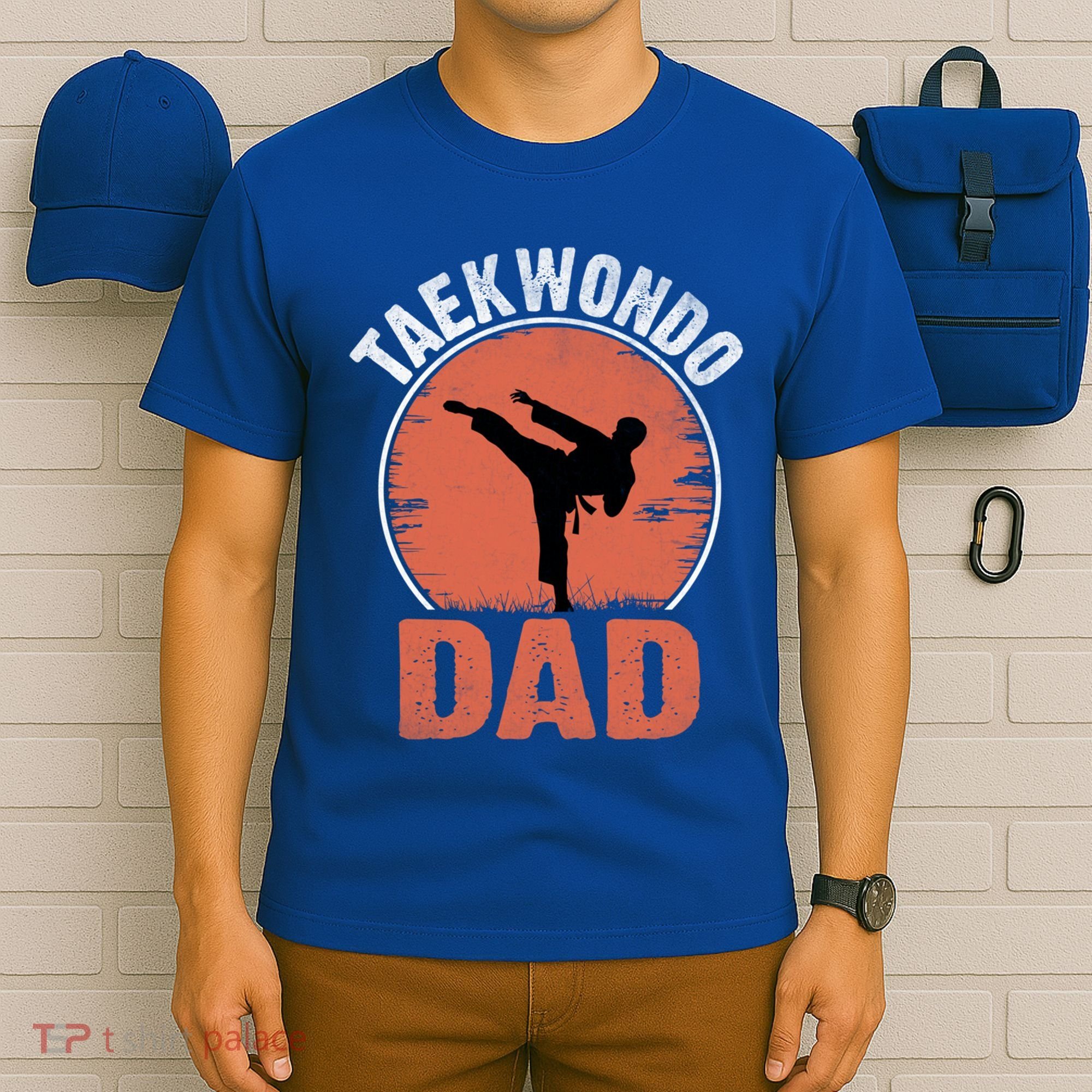 Taekwondo Dad Martial Artist Martial Arts Tkd Gift T-Shirt