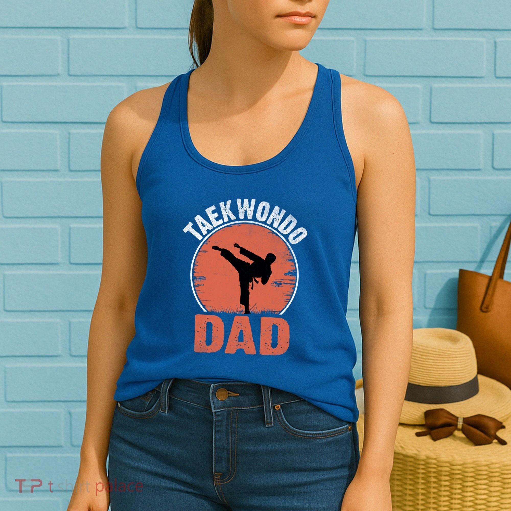 Taekwondo Dad Martial Artist Martial Arts Tkd Gift Women's Tank Top