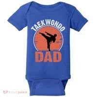 Taekwondo Dad Martial Artist Martial Arts Tkd Gift Baby Bodysuit thumb 0