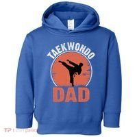 Taekwondo Dad Martial Artist Martial Arts Tkd Gift Toddler Hoodie thumb 0