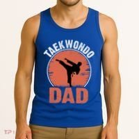Taekwondo Dad Martial Artist Martial Arts Tkd Gift Tank Top thumb 3