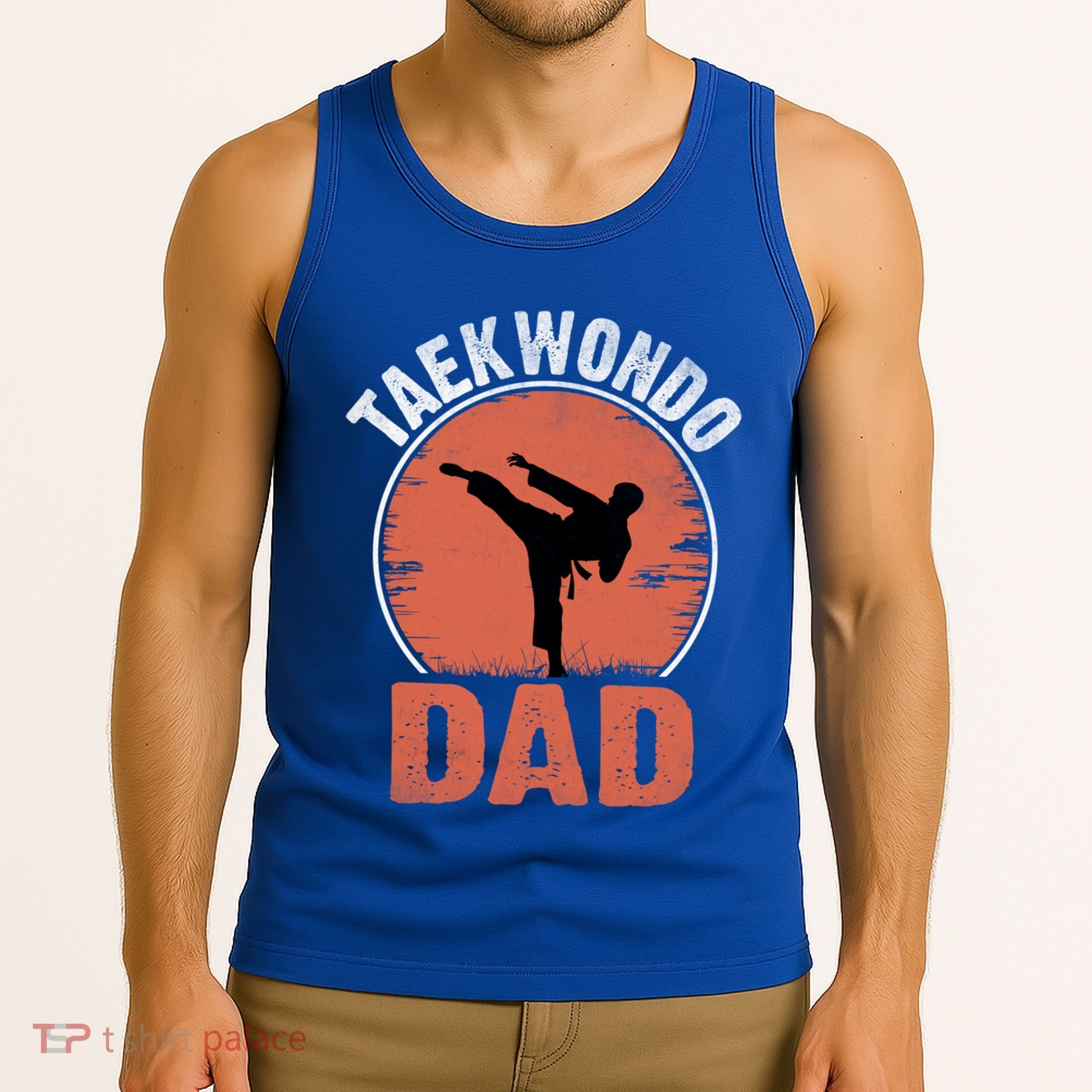 Taekwondo Dad Martial Artist Martial Arts Tkd Gift Tank Top