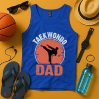 Taekwondo Dad Martial Artist Martial Arts Tkd Gift Tank Top thumb 4