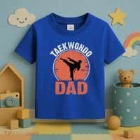 Taekwondo Dad Martial Artist Martial Arts Tkd Gift Toddler T-Shirt thumb 3