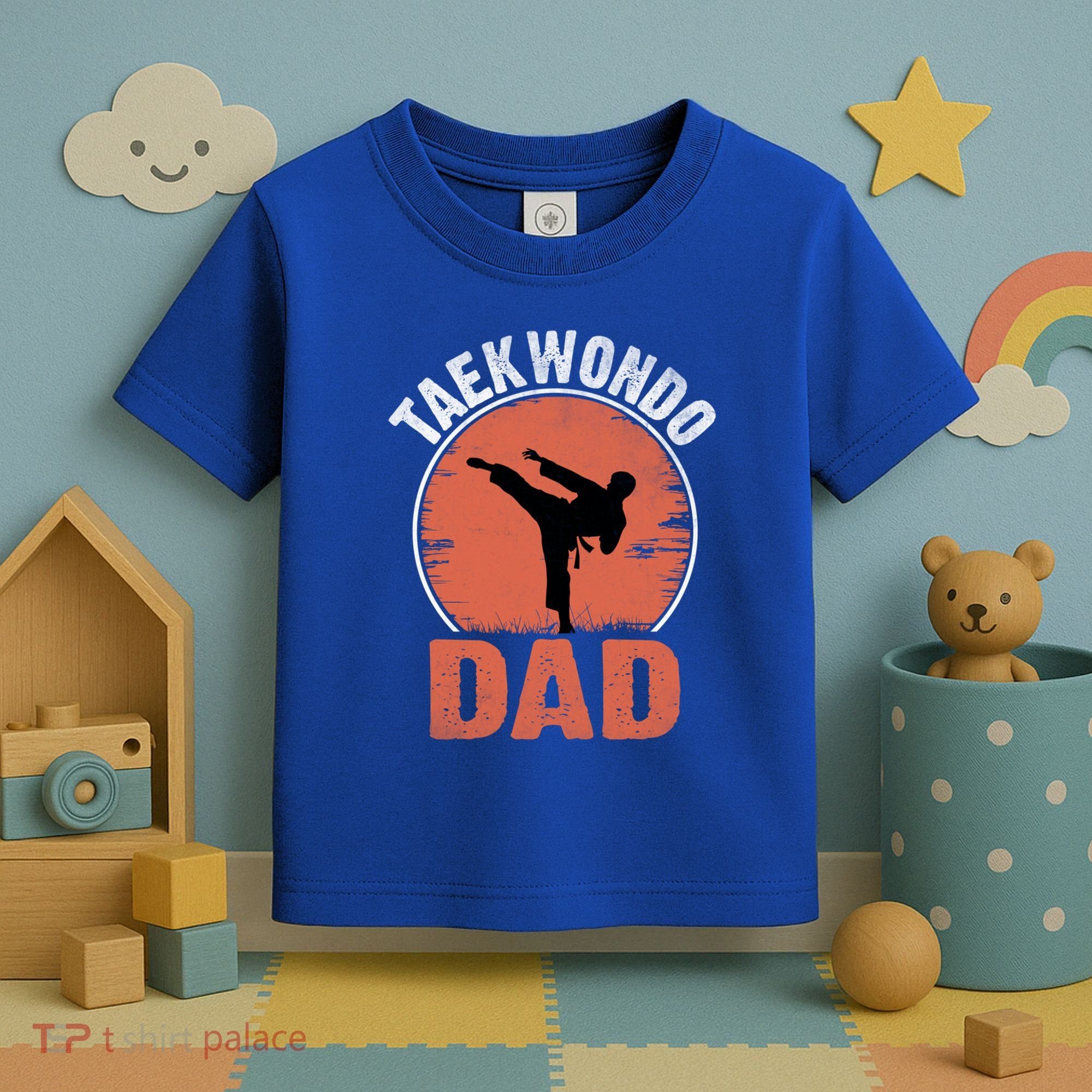 Taekwondo Dad Martial Artist Martial Arts Tkd Gift Toddler T-Shirt