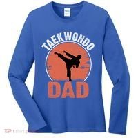 Taekwondo Dad Martial Artist Martial Arts Tkd Gift Women's Long Sleeve Shirt thumb 0