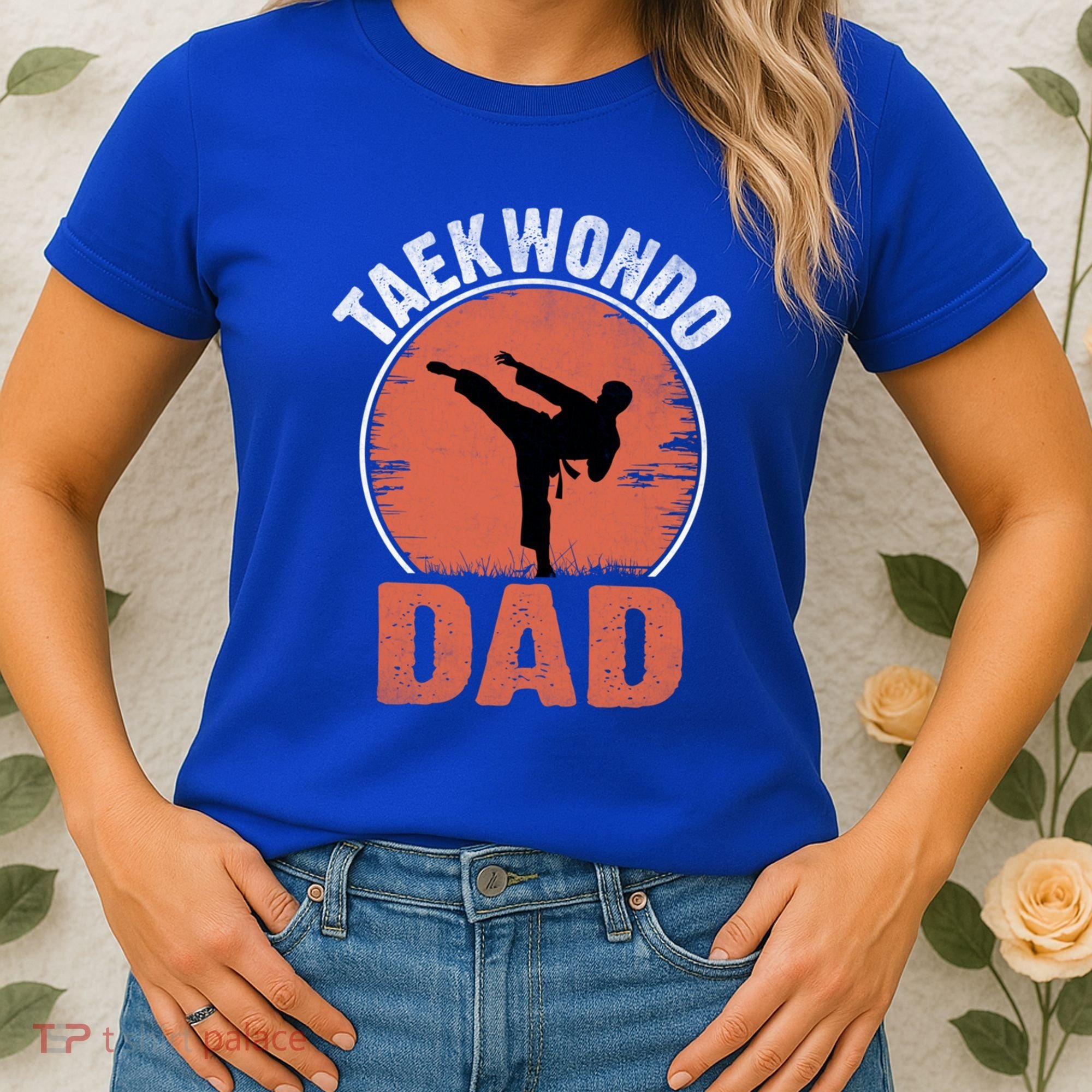 Taekwondo Dad Martial Artist Martial Arts Tkd Gift Women's T-Shirt