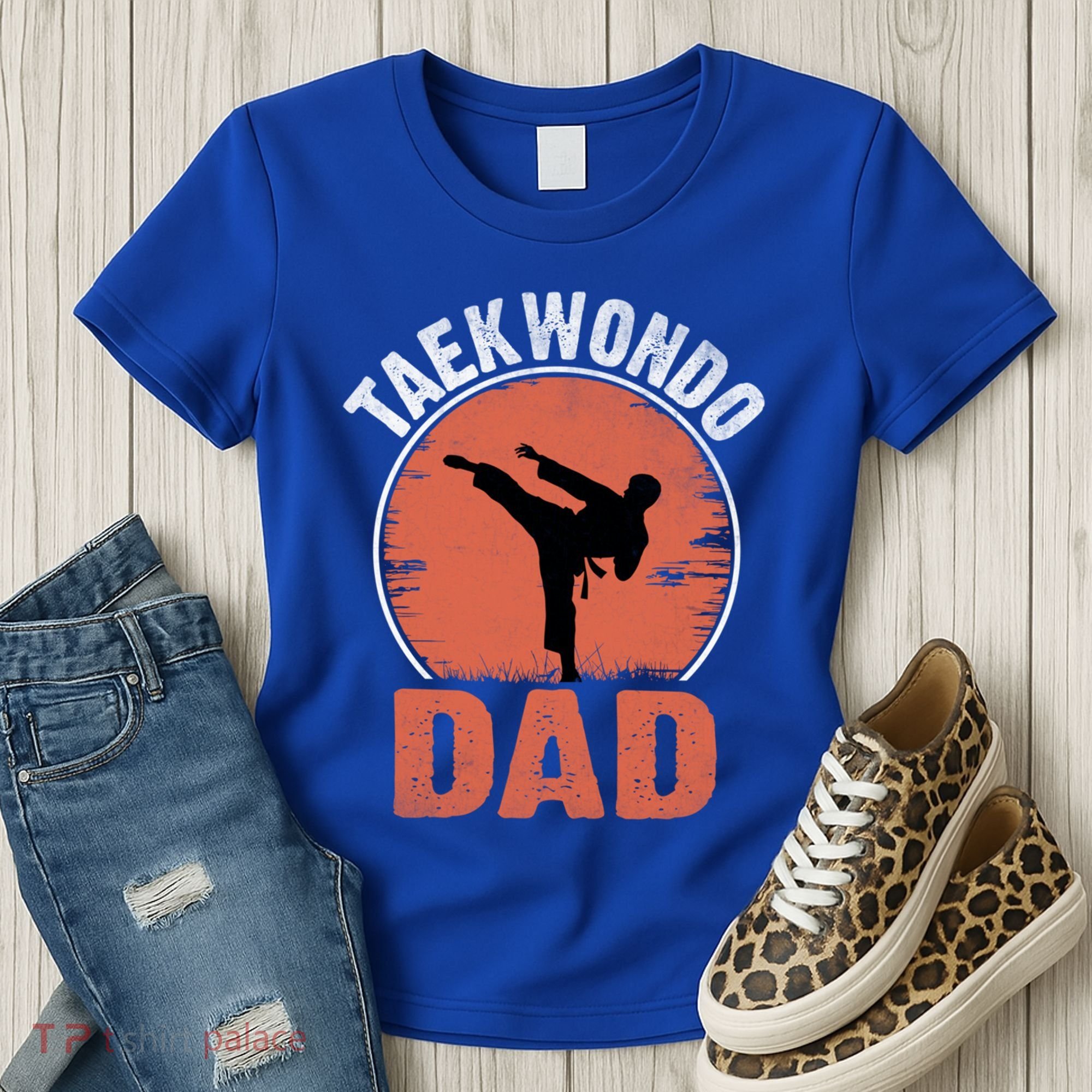 Taekwondo Dad Martial Artist Martial Arts Tkd Gift Women's T-Shirt
