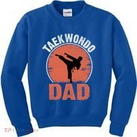 Taekwondo Dad Martial Artist Martial Arts Tkd Gift Kids Sweatshirt thumb 0
