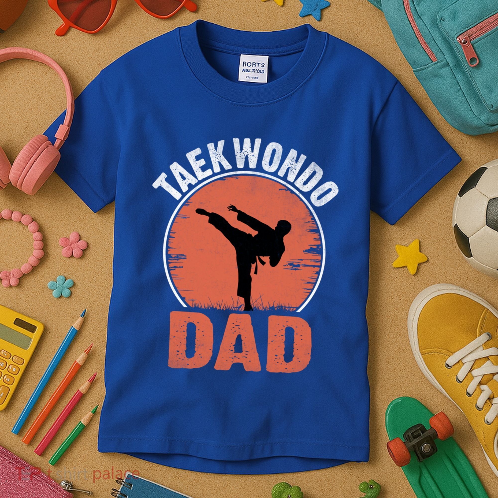 Taekwondo Dad Martial Artist Martial Arts Tkd Gift Kids T-Shirt