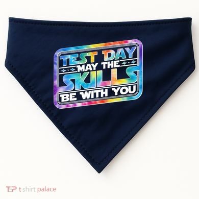 Test Day May Skills Be With You USA-Made Doggie Bandana