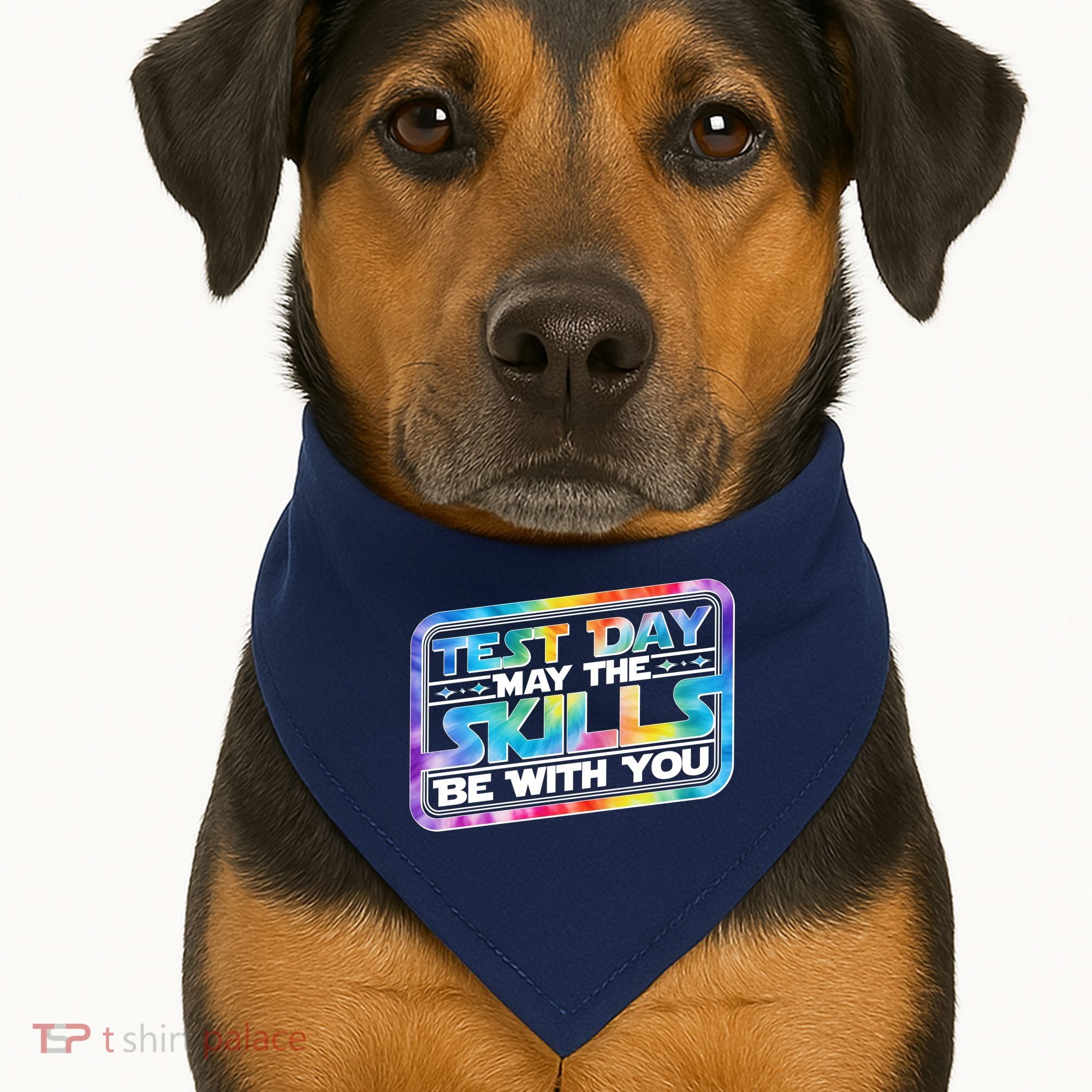 Test Day May Skills Be With You USA-Made Doggie Bandana