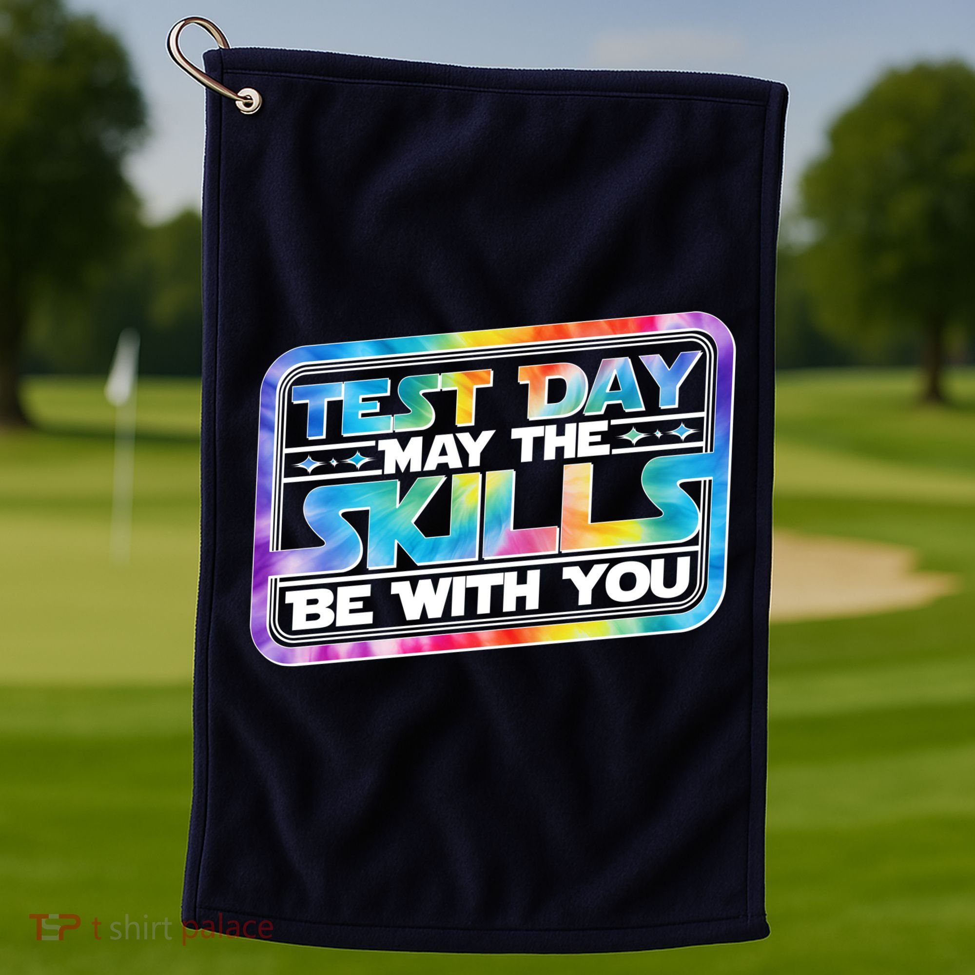 Test Day May Skills Be With You Golf Towel