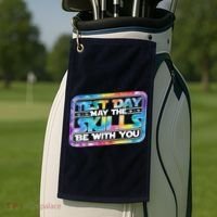 Test Day May Skills Be With You Golf Towel thumb 2