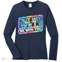 Test Day May Skills Be With You Women's Long Sleeve Shirt thumb 0