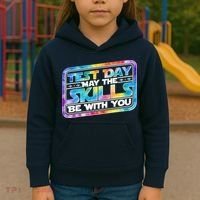 Test Day May Skills Be With You Kids Hoodie thumb 3