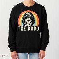 The Dood Mom Bernedoodle Doodle Dog Dad Women's Sweatshirt thumb 0