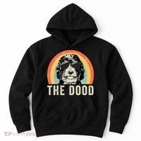 The Dood Mom Bernedoodle Doodle Dog Dad Hoodie thumb 0