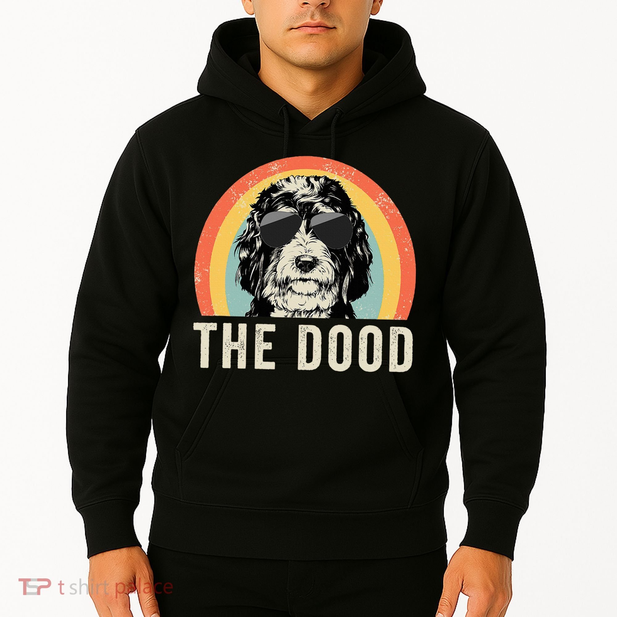 The Dood Mom Bernedoodle Doodle Dog Dad Hoodie