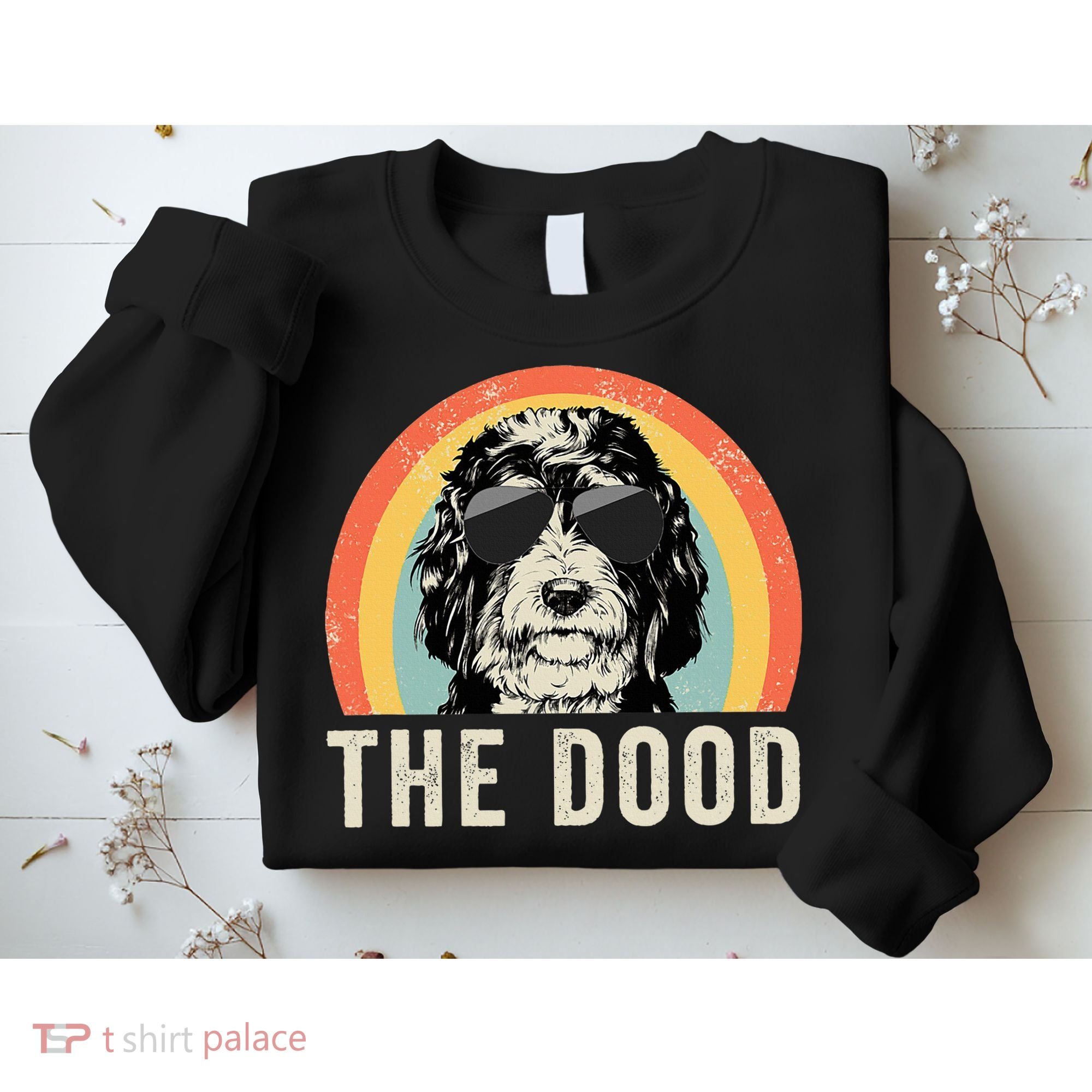 The Dood Mom Bernedoodle Doodle Dog Dad Sweatshirt