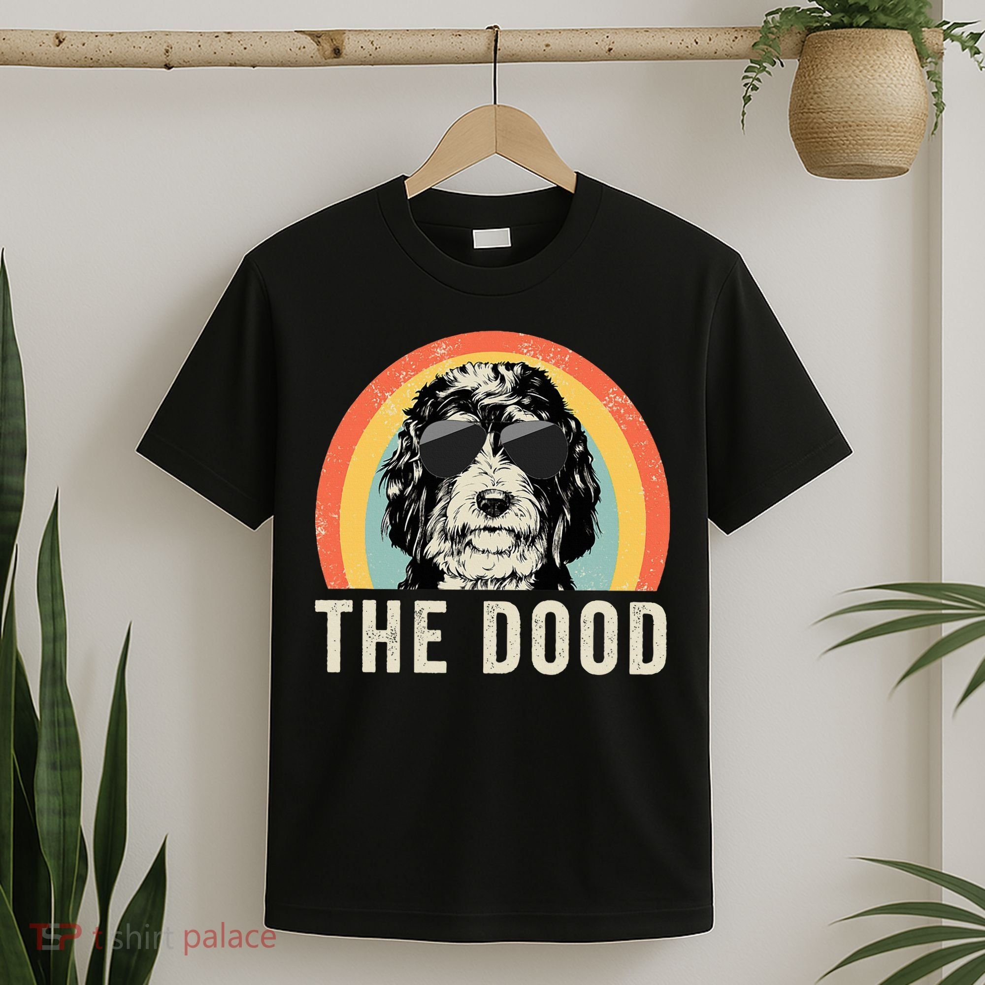 The Dood Mom Bernedoodle Doodle Dog Dad T-Shirt