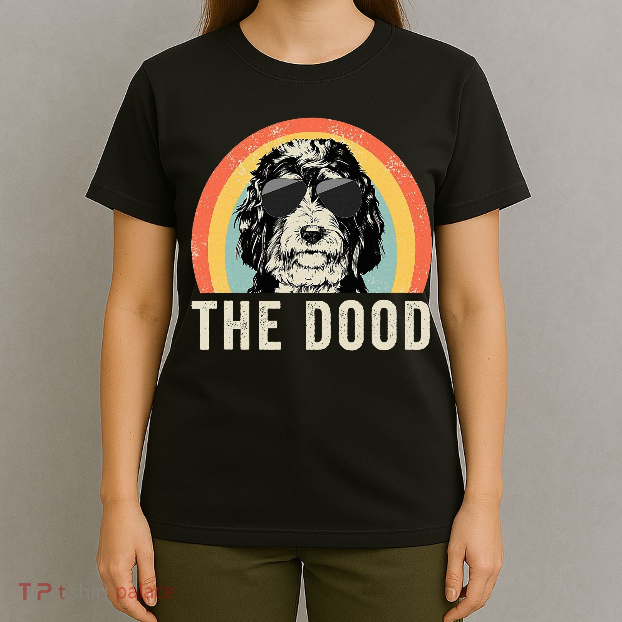 The Dood Mom Bernedoodle Doodle Dog Dad T-Shirt