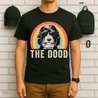 The Dood Mom Bernedoodle Doodle Dog Dad T-Shirt thumb 6