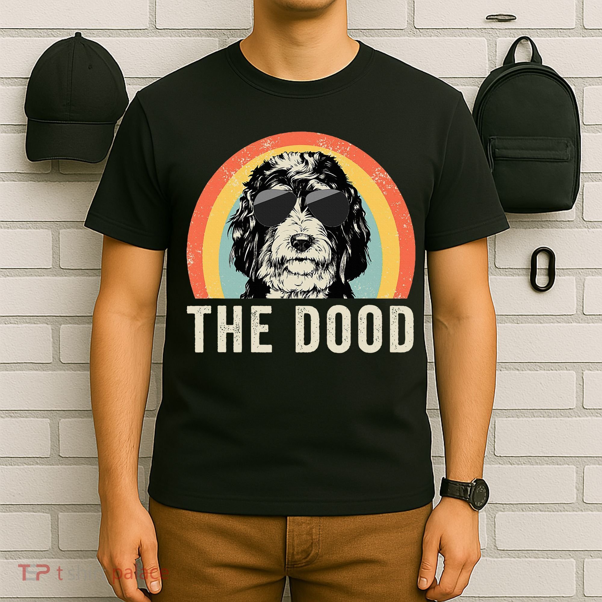 The Dood Mom Bernedoodle Doodle Dog Dad T-Shirt