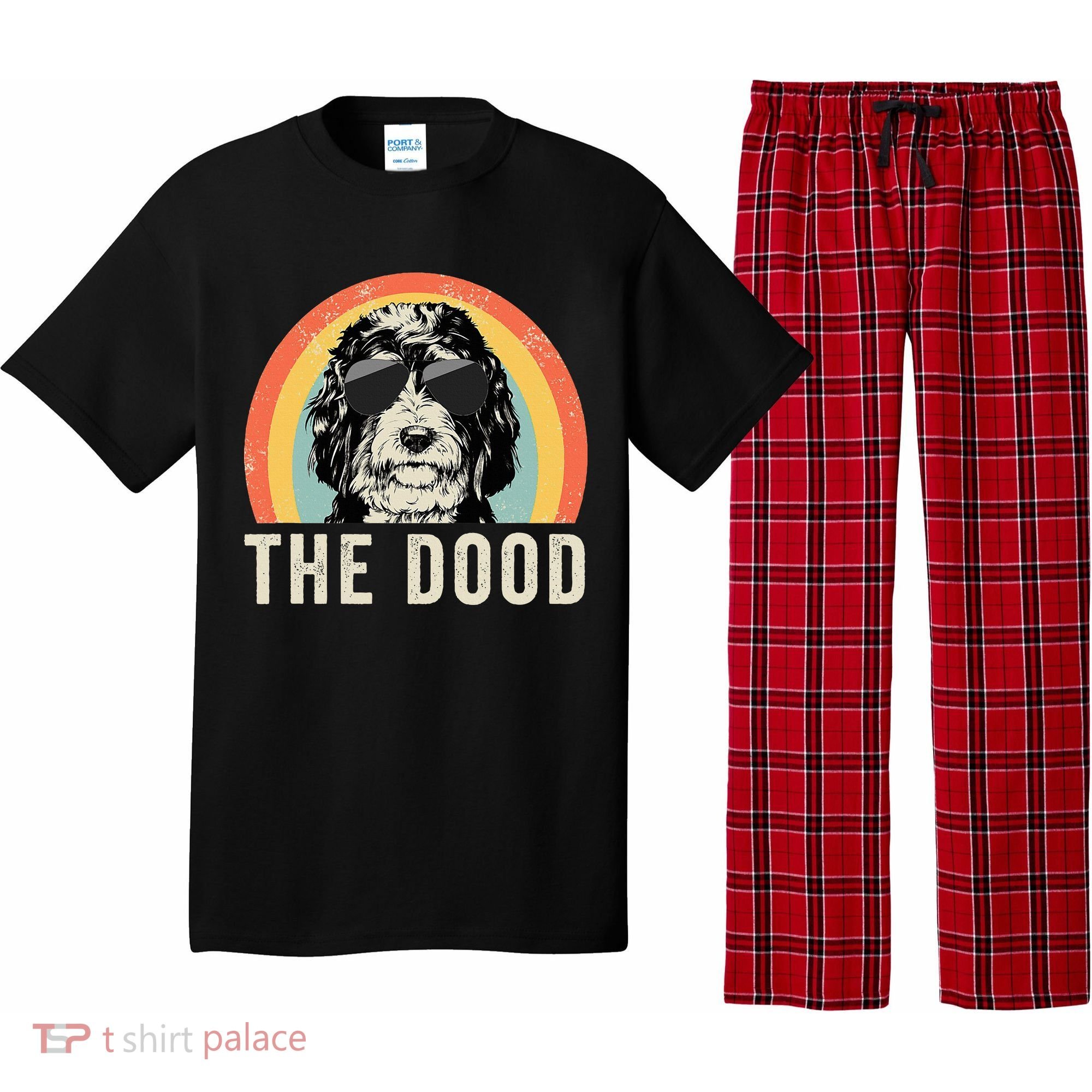 The Dood Mom Bernedoodle Doodle Dog Dad Pajama Set
